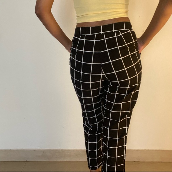 Vero moda Cotton checked pants / checker trousers - Picture 10 of 11